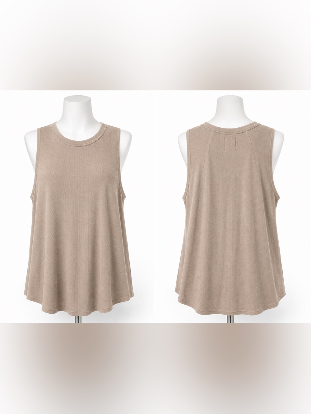 🌾 Thread & Supply Ribbed Sandstone Tunic Tank | Fits Like L | NWOT